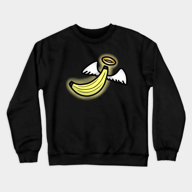 Flying Banana Crewneck Sweatshirt by Jamtastic